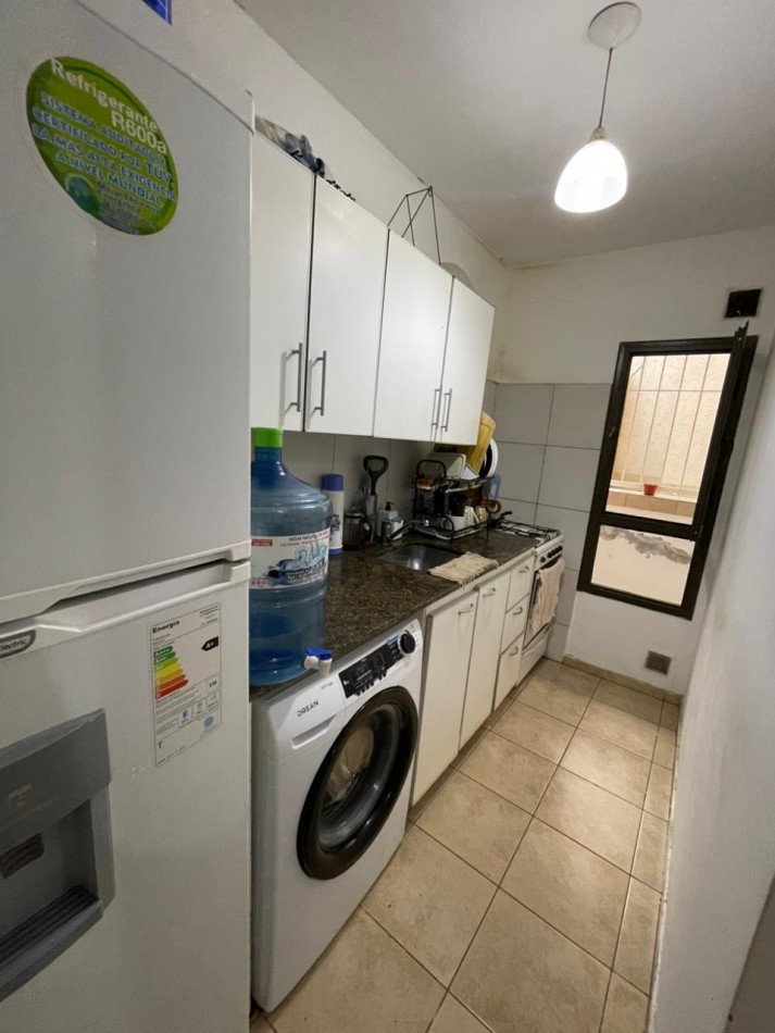 Venta de depto de un dormitorio en planta baja con patio y cocina separada , con escritura en barrio pueyyredon 